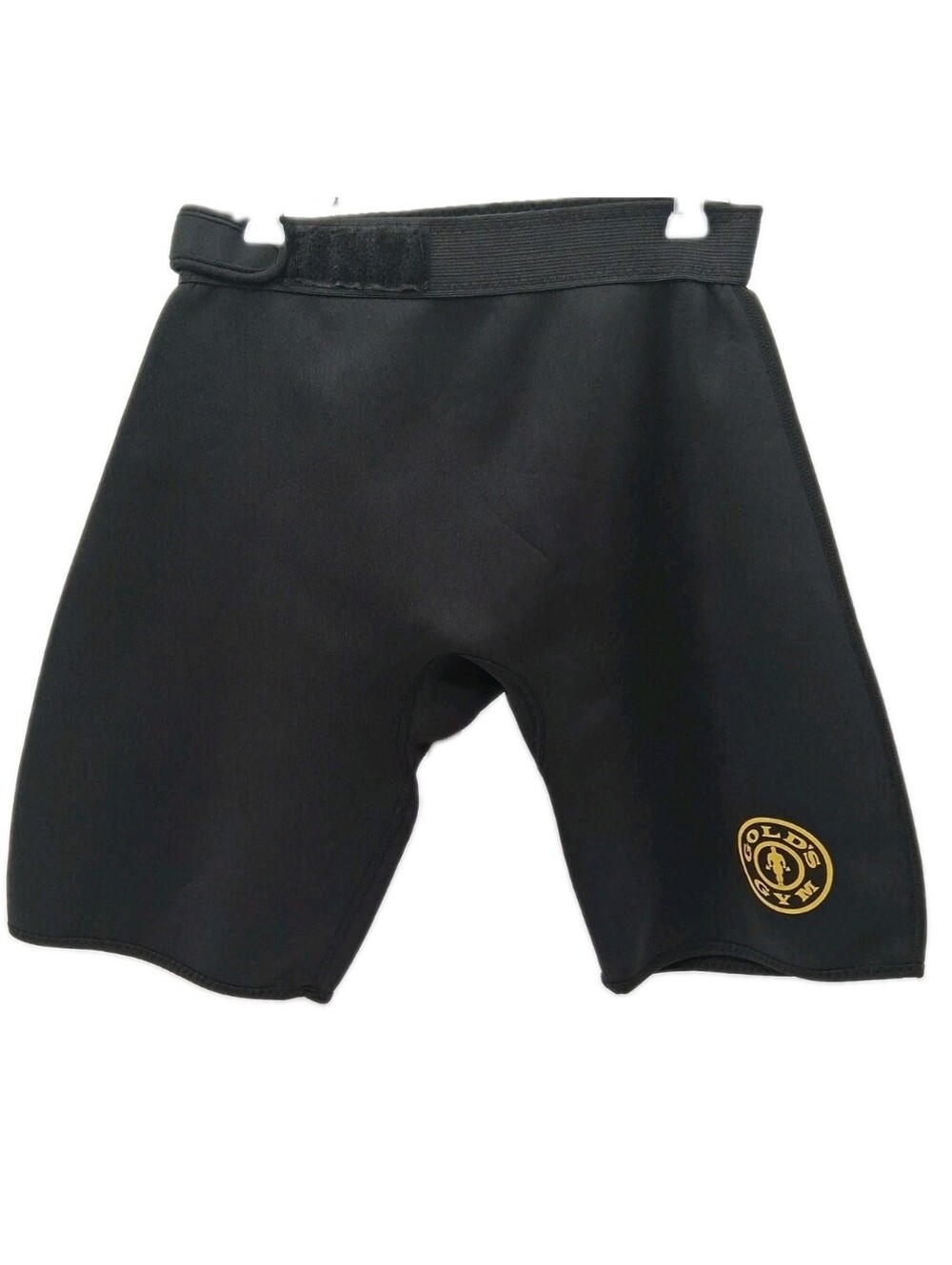 Gold's Gym Neoprene Workout Compression Shorts Mens S/M Black Athletic 26x7